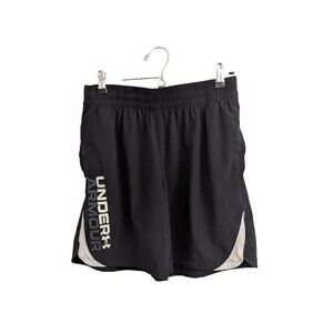 Under Armour UA Mens Fitted Shorts Elevated wvn Graphic Sts Black Sz L